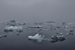 Eisschollen im Meer - Fotografie Volker Schrank